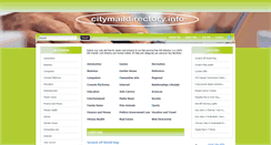 Desktop Screenshot of citymaildirectory.info